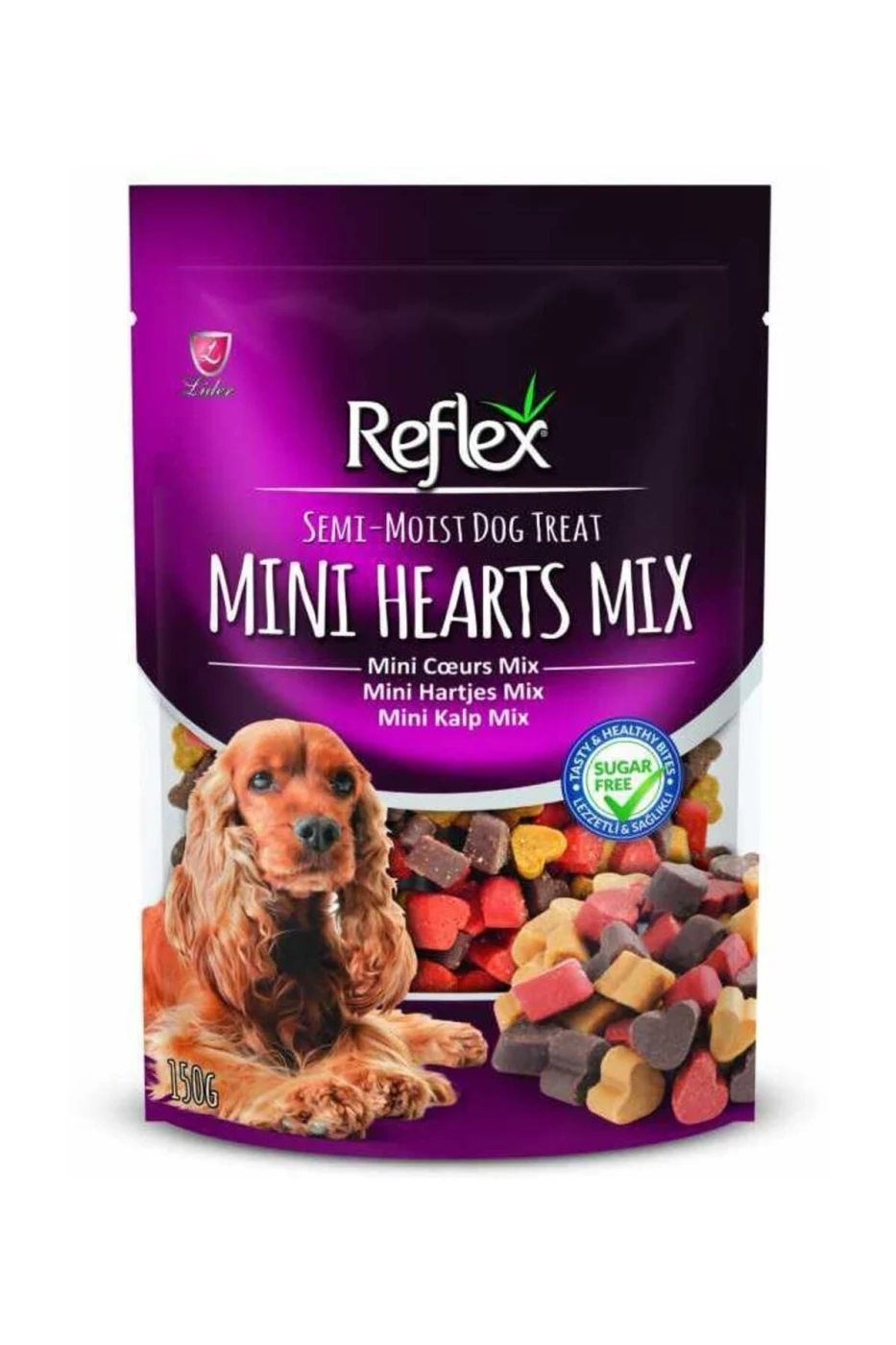 Yarı Yumuşak Ödül Maması Mini Kalp Mix